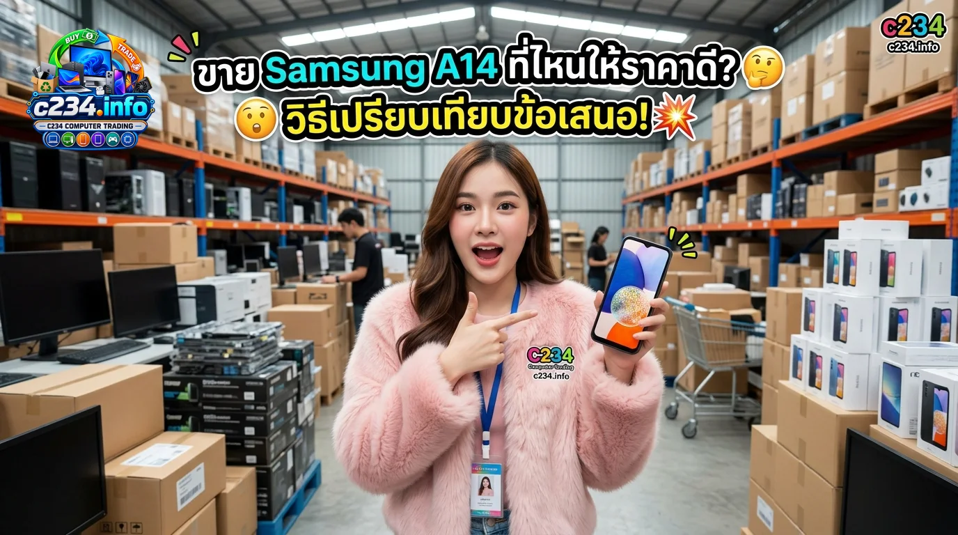 ขาย samsung a14 ที่ไหนให้ราคาดี? วิธีเปรียบเทียบข้อเสนอและเช็กสภาพก่อนปล่อยต่อ