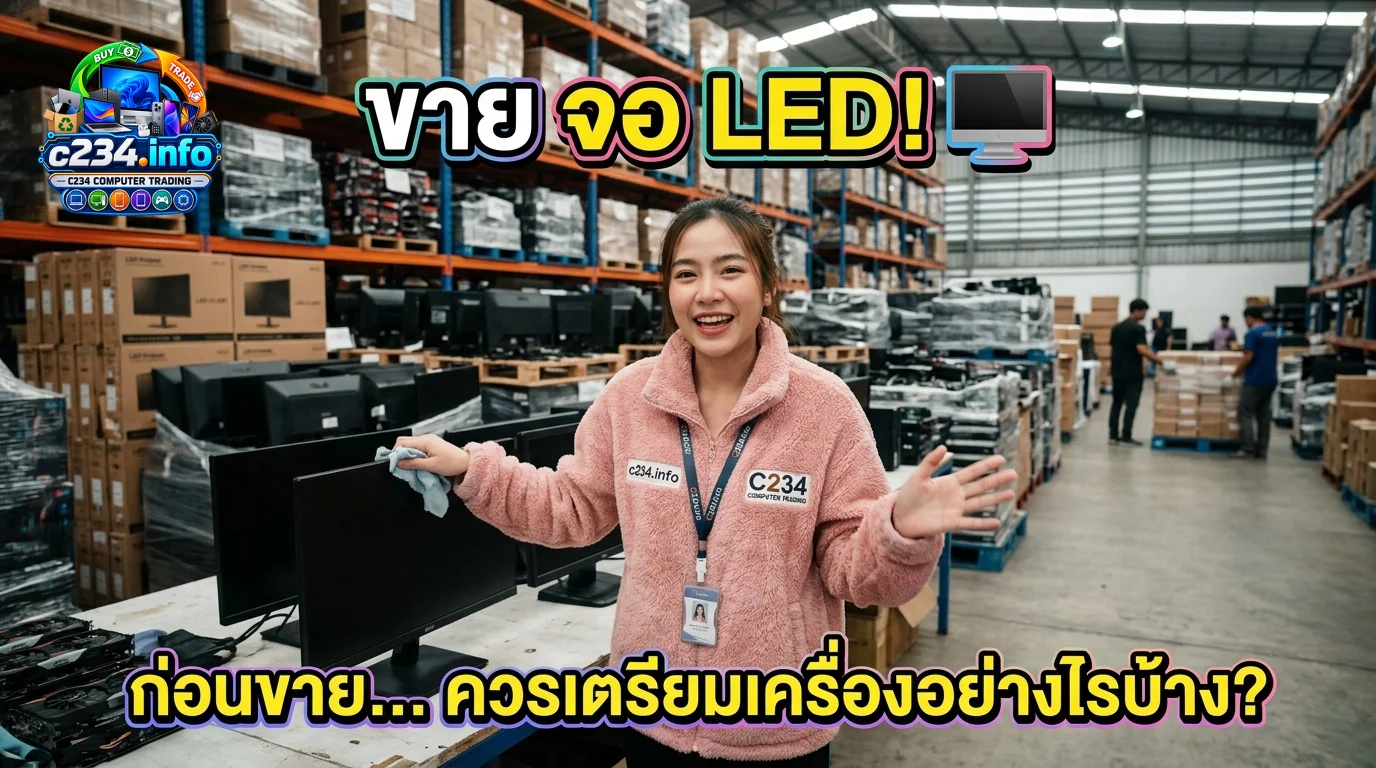 ขาย จอ led ก่อนขายควรเตรียมเครื่องอย่างไร เช็กสเปก ประเมินราคา และตรวจสภาพให้พร้อมปล่อยต่อ