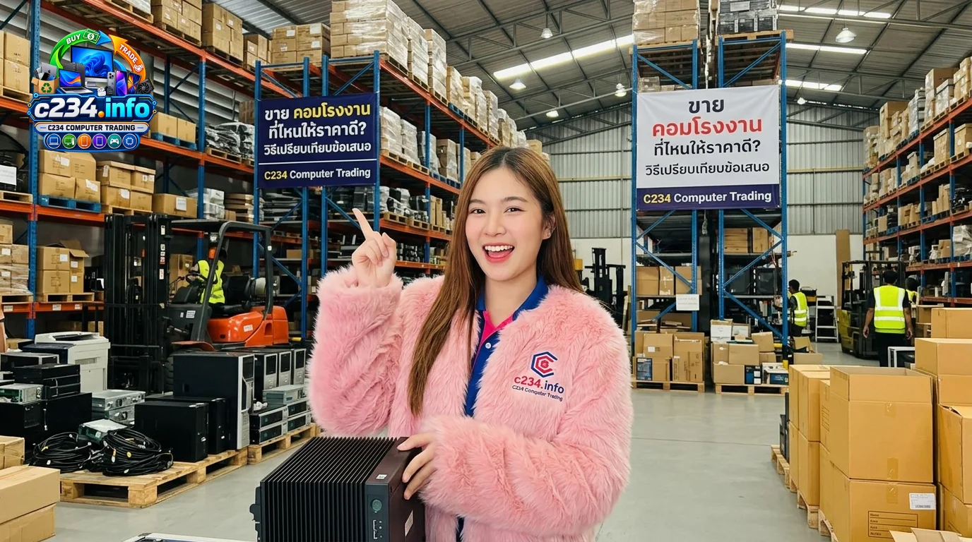 ขาย คอมโรงงาน ที่ไหนให้ราคาดี? วิธีเปรียบเทียบข้อเสนอและขั้นตอนจัดการทรัพย์สินไอที