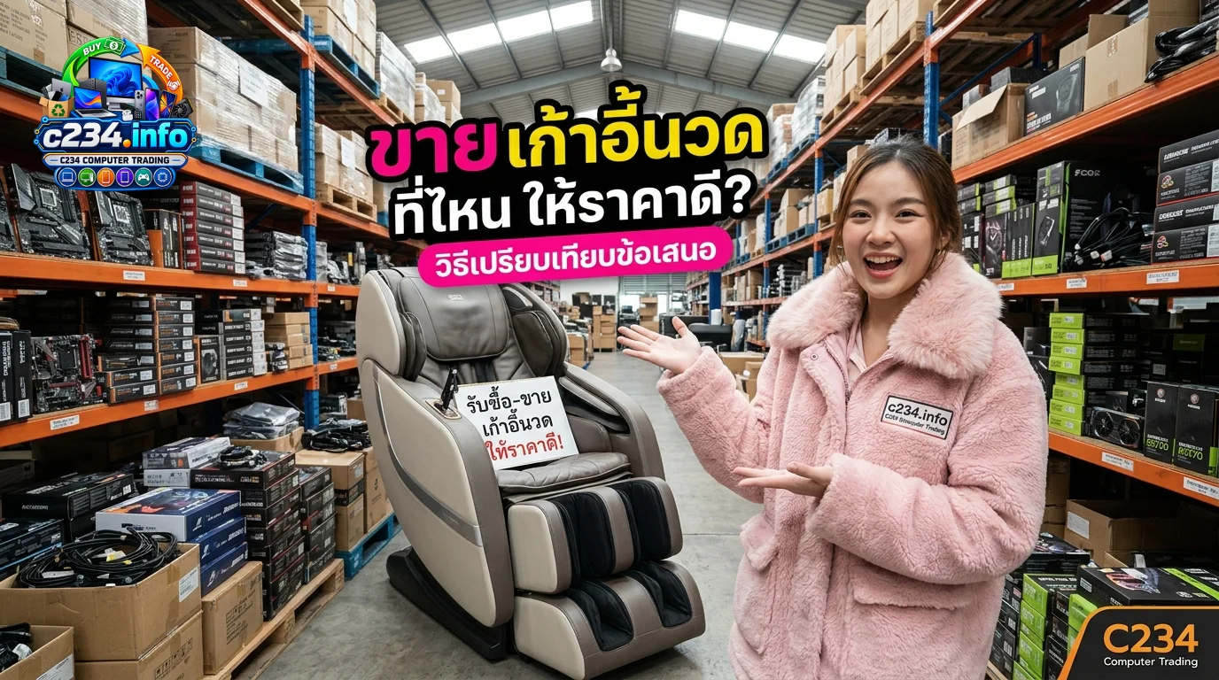 ขาย เก้าอี้นวด ที่ไหนให้ราคาดี? วิธีเปรียบเทียบข้อเสนอและการตั้งราคาอย่างมืออาชีพ