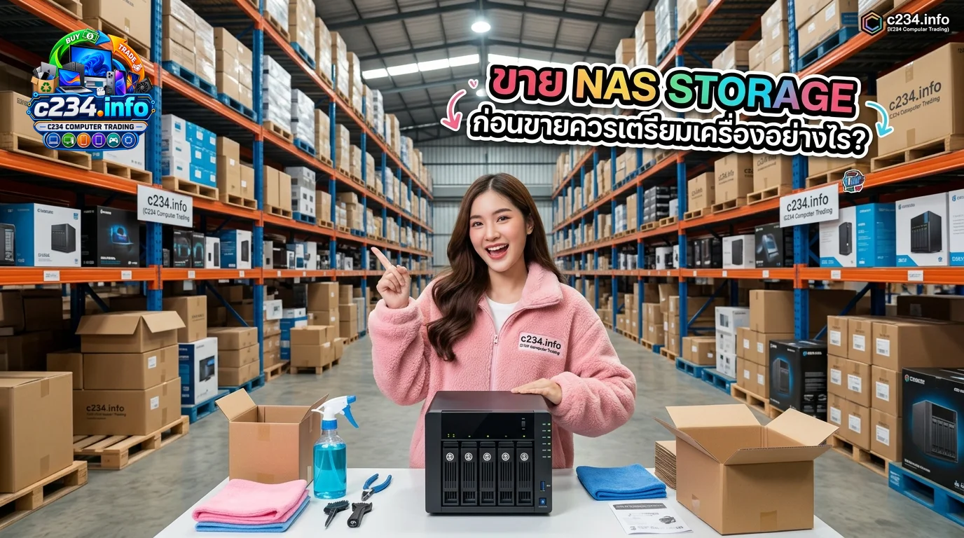 ขาย nas storage ก่อนขายควรเตรียมเครื่องอย่างไร เพื่อความปลอดภัยและได้ราคาเหมาะสม
